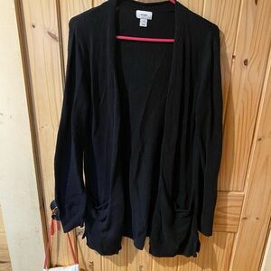 Old Navy Black Open Front Cardigan
